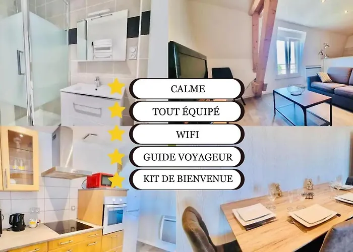 Rue De Reims Super T3 Equipe Et Parking Prive *